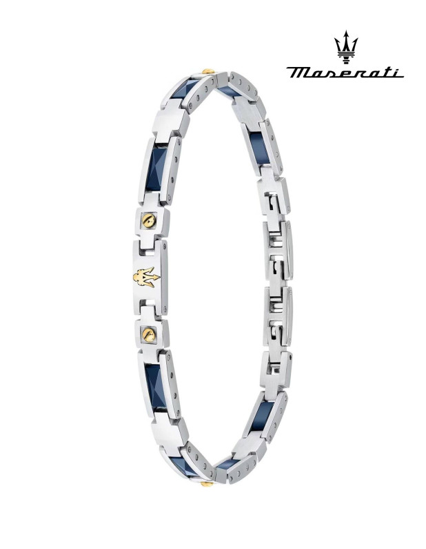 Maserati Men's Bracelet Stainless Steel with Ceramic